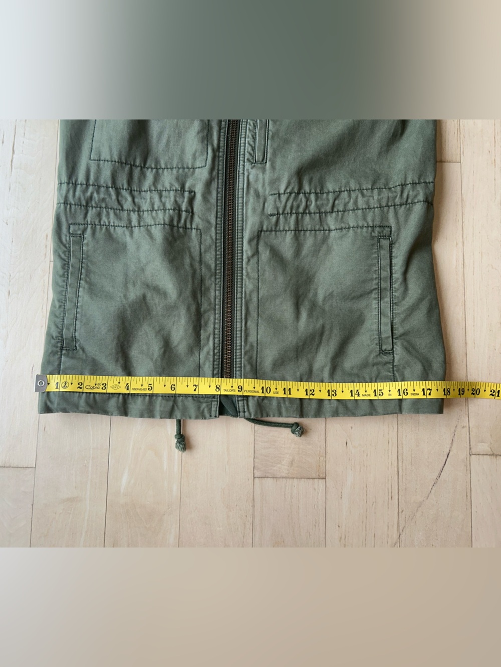 Madewell Women’s Fleet Utility Cotton Jacket in Desert Olive Size Small - Picture 15 of 16